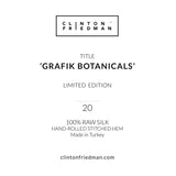 Silk Scarf - Grafik Botanicals