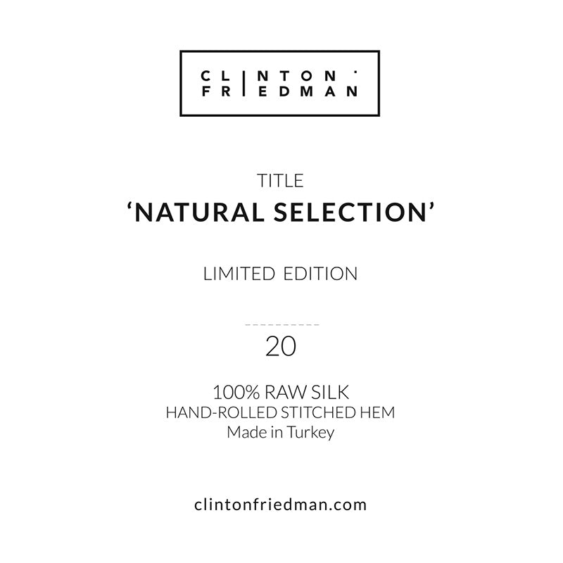 Silk Scarf - Natural Selection