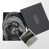 Silk Scarf - Midnight Ficus