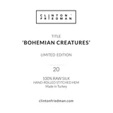 Silk Scarf - Bohemian Creatures