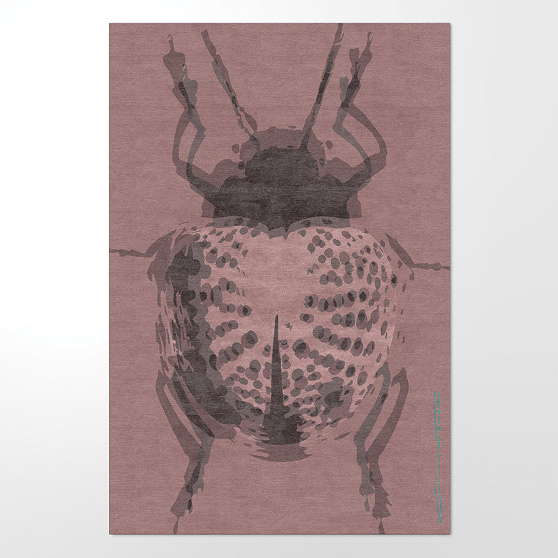 Bug Rug Small Hand Tufted, 100% Wool Rug -
