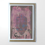 Greeting Card - Painted scarab